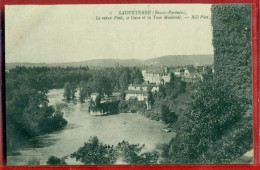 5766 - SAUVETERRE - LE VIEUX PONT LA GAVE ET LA TOUR MONTREAL - Sauveterre De Bearn