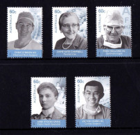 Australia 2012 Medical Doctors  Set Of 5 MNH - Mint Stamps
