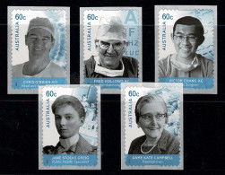 Australia 2012 Medical Doctors  Set Of 5 Self-adhesives MNH - Mint Stamps