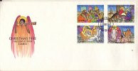 Zm0708f Zambia 1992, SG708-711, Christmas, FDC - Zambia (1965-...)