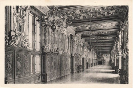 FRANCE - Château De Fontainebleau - La Galerie François 1er - Vue à L'intérieur Du Château - Carte Postale Ancienne - Fontainebleau