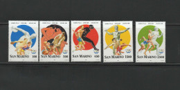 San Marino 1996 Olympic Games Atlanta, Set Of 5 MNH - Zomer 1996: Atlanta