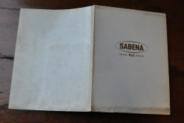 SABENA Belgian Airlines Brochure 2 Offerte Aux Passagers 1956 Plan DC-7C DC-6 + Documents Afrique Congo Belge Publicités - Pubblicità