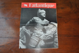 L'Atlantique Journal Quotidien Cie Gle Transatlantique Offert Aux Passagers 1956 Programme De La Vie à Bord French Line - Sonstige & Ohne Zuordnung