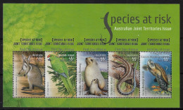 AUSTRALIA MS3252, 2009 SPECIES AT RISK MINIATURE SHEET, FINE USED C.T.O. - Used Stamps