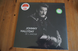 JOHNNY HALLYDAY DE L AMOUR LP NEUF SCELLE 2015 VALEUR + - Rock