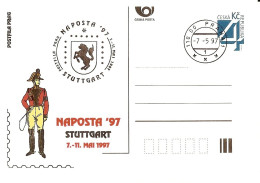 CDV A 24 Czech Republic - Naposta Stuttgart 1997 - Cartes Postales