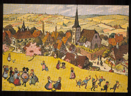 Enfants Joyeux Prés De Leur Village édition La Cigogne  UU1587 - Hansi