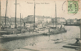 Anvers , Antwerpen * Péniches Batellerie * Vieux Petit Bassin * Péniche Barge Chaland * Belgique - Antwerpen