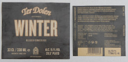 Bier Etiket (m5d), étiquette De Bière, Beer Label, Ter Dolen Winter Brouwerij Kasteelbrouwerij - Bier