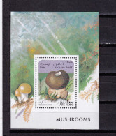 LI04 Afghanistan 1996 Mushrooms Mint Mini Sheet - Afghanistan