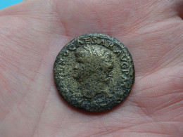 Emperor NERO Keizer - 54-68 N Chr AS ( Zie / Voir SCANS > WHAT You See IS What You GET ) 11,4 Gr. / 28 Mm.! - The Julio-Claudians (27 BC To 69 AD)