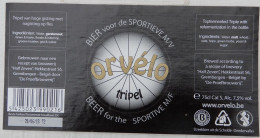 Bier Etiket (r1), étiquette De Bière, Beer Label, Orvélo Fles 75 Ml Brouwerij De Proefbrouwerij - Bier