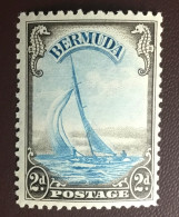 Bermuda 1938 2d Light Blue & Sepia MVLH - Bermudas