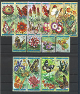 Burundi 1973 Flowers & Butterflies  Y.T. A 289/312 (0) - Used Stamps