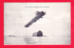 Dirigeable-42A64  Das Lenkbare Zeppelin'sche Luftschiff, Cpa BE - Zeppeline