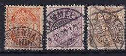 DENMARK 1901 - Canceled - Mi 37-39 - Gebraucht