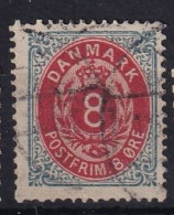 DENMARK 1875 - Canceled - Mi 25 II Y Aa - Usati