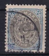 DENMARK 1875 - Canceled - Mi 22 II Z Bb - Gebruikt