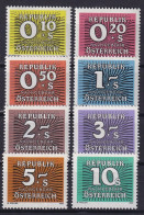 ÖSTERREICH 1985/86  - MNH - ANK 260-267 - Porto - Taxe