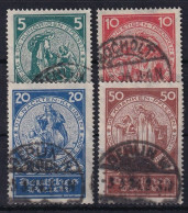 DEUTSCHES REICH 1924 - Canceled - Mi 351-354 - Used Stamps