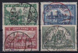 DEUTSCHES REICH 1924 - Canceled - Mi 364-367 - Used Stamps