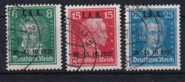DEUTSCHES REICH 1927 - Canceled - Mi 407-409 - Used Stamps