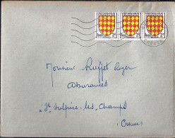 BLASONS N° 1003 S/L. DE GUERET/19.10.57 - 1941-66 Coat Of Arms And Heraldry