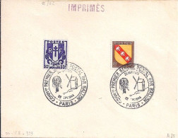 BLASONS N° 757/673 S/L. DE PARIS/1° SERVICE POSTAL PAR BALLON/22.9.46 - 1941-66 Armoiries Et Blasons