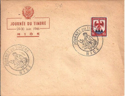 BLASONS N° 758 S/L. DE NICE/JOURNEE DU TP/29.6.46 - 1941-66 Armoiries Et Blasons