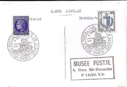 BLASONS N° 734/674 S/CP DE PARIS/9.6.48 - 1941-66 Coat Of Arms And Heraldry