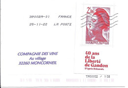 LIBERTE N° 5638 Grand Format Du Carnet S/L DU 15.11.2022  - 1982-1990 Liberty Of Gandon