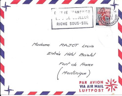 MARIANNE A LA NEF N° 1216 S/L. DE CAYENNE/GUYANE FRANCAISE/4.12.61 - 1959-1960 Marianne In Een Sloep