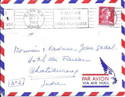 MULLER N° 1011C SUR L. DE ORAN/ALGERIE/11.1.60 - 1955-1961 Marianne (Muller)
