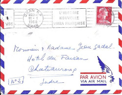 MULLER N° 1011C SUR L. DE ORAN/ALGERIE/11.1.60 - 1955-1961 Maríanne De Muller