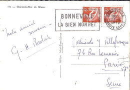 MOISSONNEUSE N° 1115 X 2 S/CP. DE BONNEVILLE/27.8.58 - 1957-1959 Mietitrice