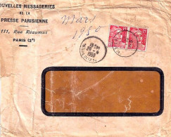 GANDON N° 813x2 PERF. NMPP S/L. DE PARIS/26.4.50 - 1945-54 Marianne (Gandon)