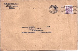 GANDON N° 718 S/L. DE PARIS 123/8.1.48 - 1945-54 Maríanne De Gandon