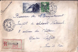 GANDON N° 716A/764 S/L.REC. DE SARTROUVILLE/25.3.48 - 1945-54 Maríanne De Gandon