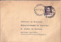 GANDON N° 715 S/L. DE PARIS 78 / 28.1.46 - 1945-54 Maríanne De Gandon