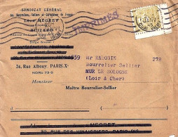 ARC DE TRIOMPHE N° 623 SUR LETTRE DE PARIS X/2.1.45 - 1944-45 Triomfboog