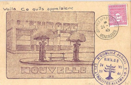 ARC DE TRIOMPHE N° 625 S/CP. DE MONTAUBAN/JOURNEE DES MARTYRS/24.7.45 - 1944-45 Triomfboog