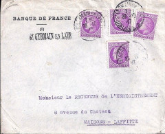 CERES N° 679x4 S/L. DE ST GERMAIN EN LAYE/26.10.47 - 1945-47 Cérès De Mazelin