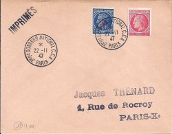 CERES N° 791/670 S/L. DE PARIS/3° CONGRES CGA/22.11.47 - 1945-47 Ceres Of Mazelin