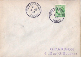 CERES N° 680 S/L. DE CHOLET/FOIRE EXPO./4.10.47 - 1945-47 Ceres Of Mazelin