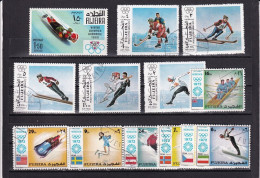 SA04 Fujeira UAE Olympic Games Various Stamps Used - Altri & Non Classificati