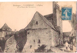 CONDAT    L'Église Et La Tour Des Templiers (petite Animation) - Terrasson-la-Villedieu