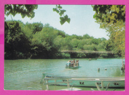 310484 / Bulgaria - River Kamchia (Varna Region) The Rope Bridge, Boats For Walks PC Bulgarie Bulgarien Bulgarije - Brücken