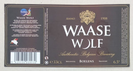 Bier Etiket (2b4a), étiquette De Bière, Beer Label, Waase Wolf Brouwerij Boelens - Bier