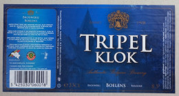 Bier Etiket (2b4c), étiquette De Bière, Beer Label, Tripel Klok Brouwerij Boelens - Bier